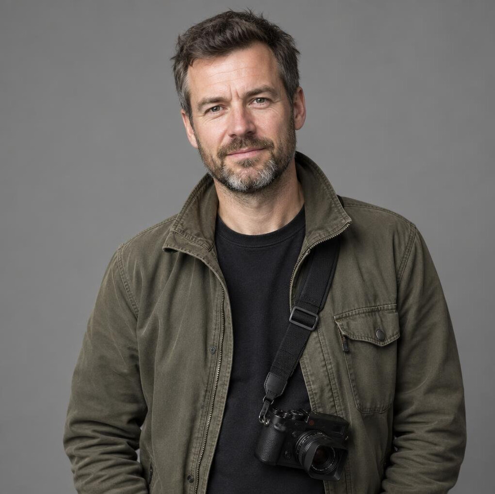 Portrait of a middle-aged white man with a beard